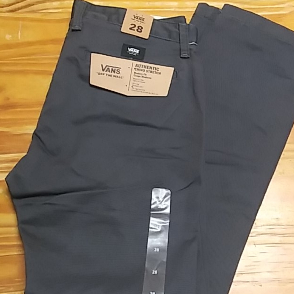 Vans gray chino pants